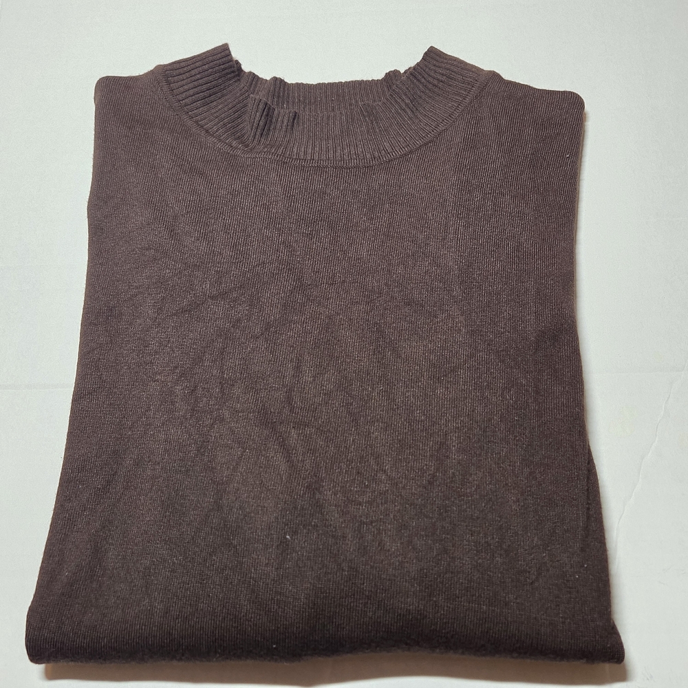 Womens Plus Size‎ 2X Rich Brown Lightweight Sweater - Picture 6 of 6